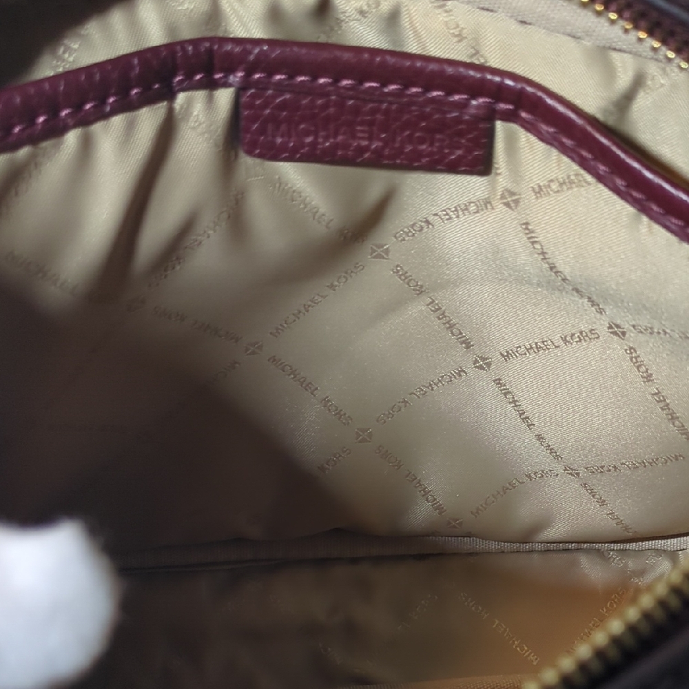 Michael Kors Monogram Satchel and Crossbody - Black and Brown - Picture 6 of 11